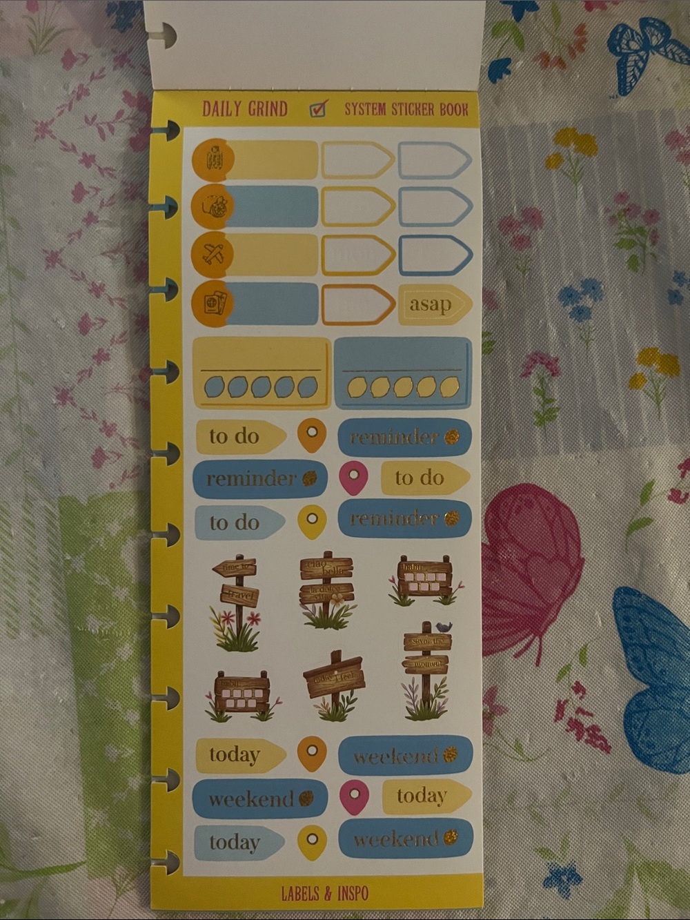 Daily Grind Planner- Adventure System Sticker Book - Picture 5 of 13